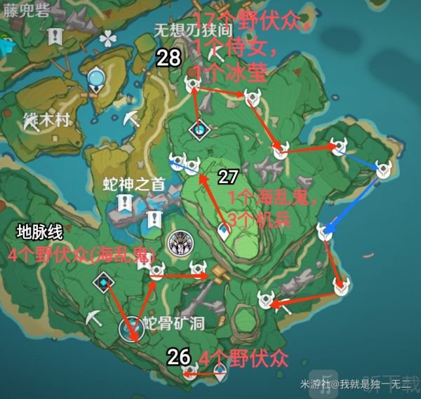 原神2.0版本稻妻锄地线路分享 稻妻锄地推荐队伍