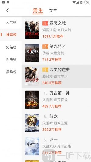桔子免费小说