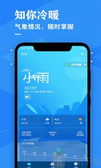 天气预报吧