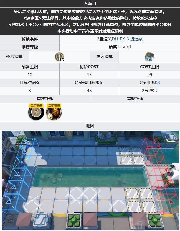 明日方舟dhex4突袭怎么过 DH-EX-4入海口突袭通过攻略