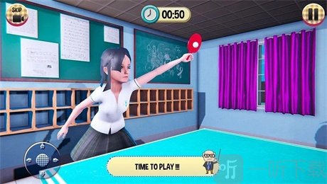 虚拟高中学校女孩游戏学校模拟器