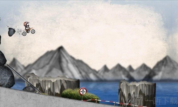 火柴人登山摩托车