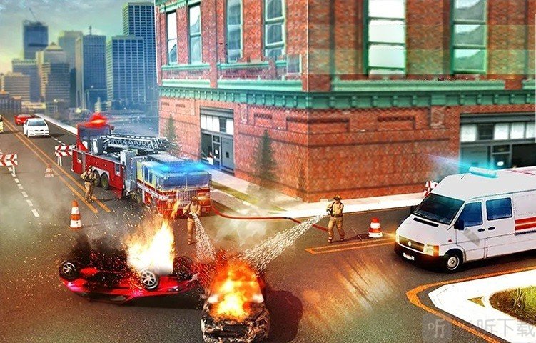 模拟驾驶消防车