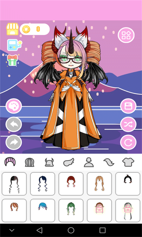魔幻裝扮女孩系統