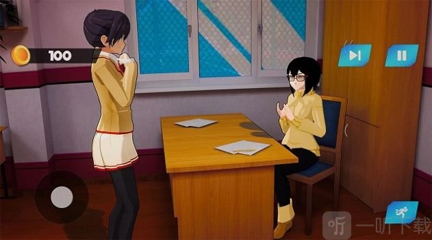动漫樱花女孩