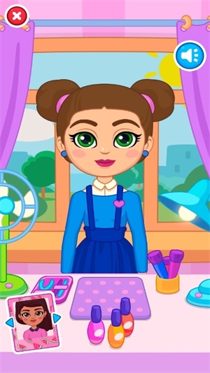 时尚女孩迷你美甲