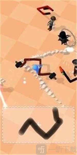 激光跑射