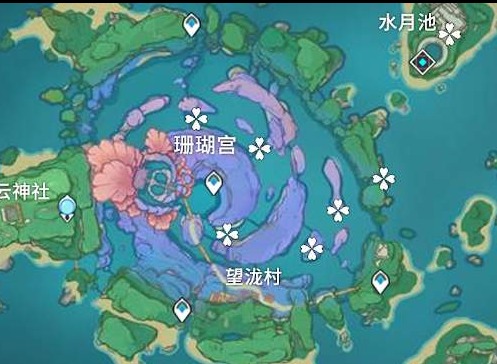 原神珊瑚珍珠分布位置一览 原神珊瑚珍珠高效收集路线