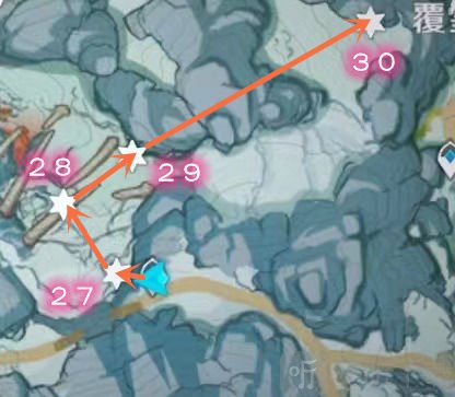原神韶光撫月第三階段肅霜之路玄月寶箱點位線路大全
