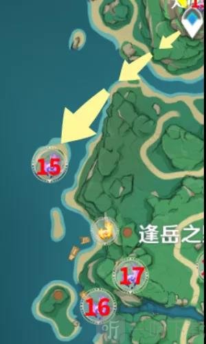 原神2.2鹤观岛全宝箱收集攻略 原神2.2版本雷神瞳位置一览