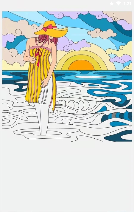 数字填色画画板