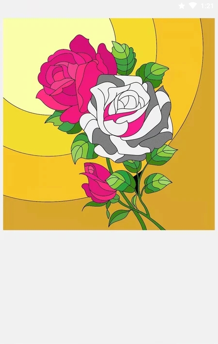 数字填色画画板