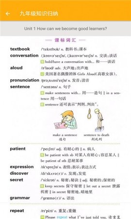 初中英語知識歸納
