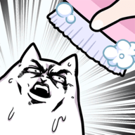 不想洗澡的猫