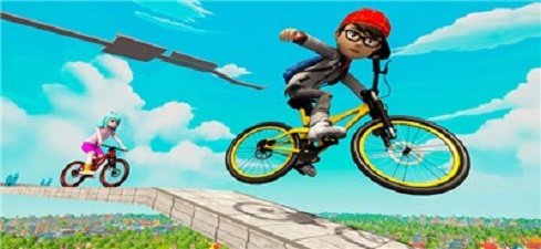 无畏的BMX特技赛车3D
