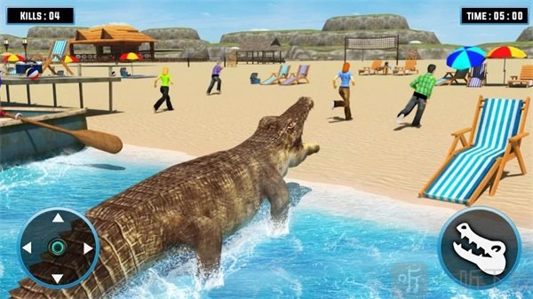 海滩鳄鱼3d游戏最新版下载-海滩鳄鱼3d手机版下载v1.0