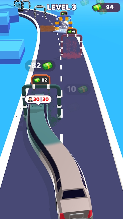 乘坐豪华轿车