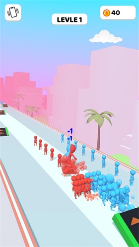 大小躲避跑