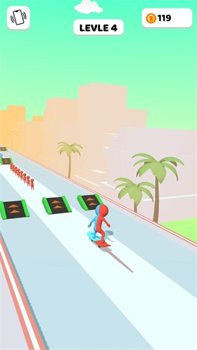 大小躲避跑
