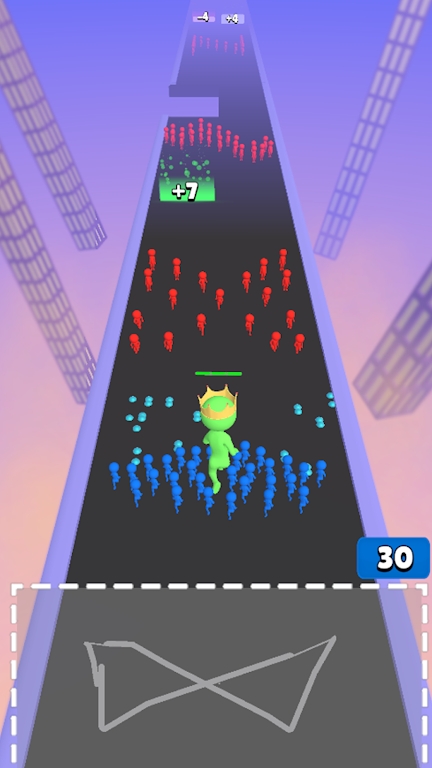 Draw Crowded