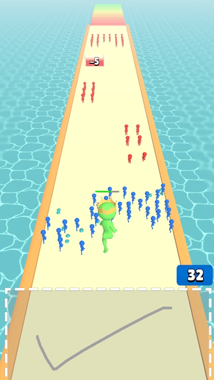 Draw Crowded