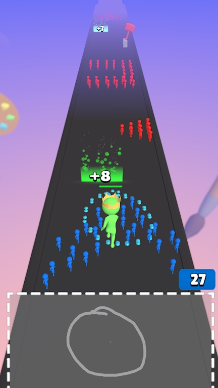 Draw Crowded