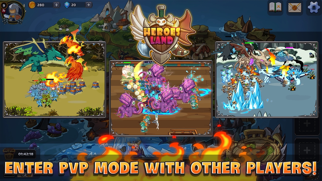 Mega War Heroes Land