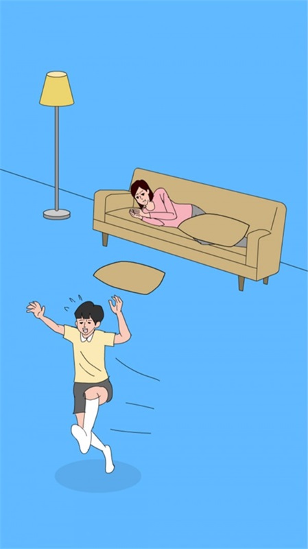 小明把试卷藏起来了