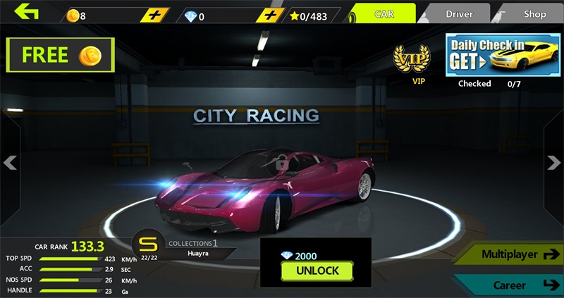 涡轮漂移赛车