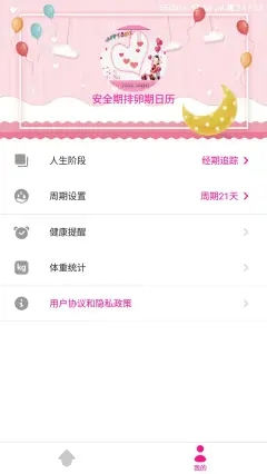 安全期排卵期日歷
