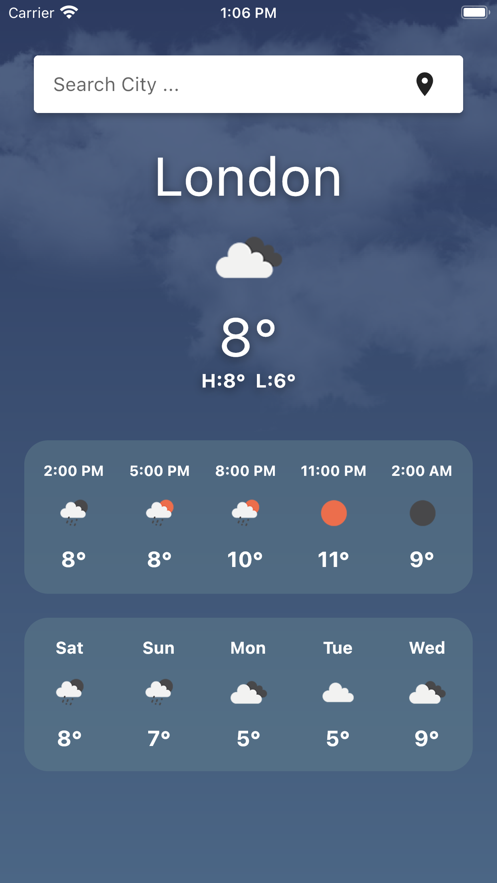 极简天气