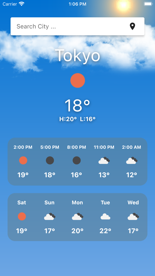 极简天气