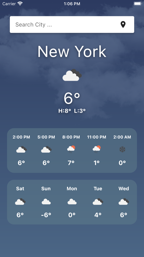 极简天气