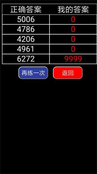 珠心算练习题