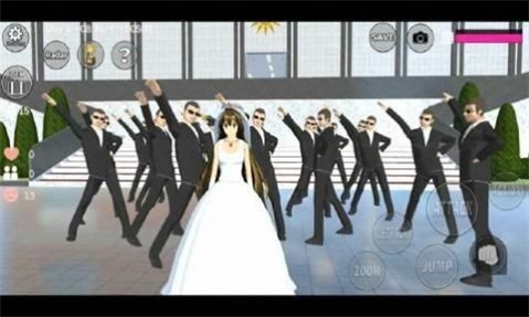 高中动漫女孩3D