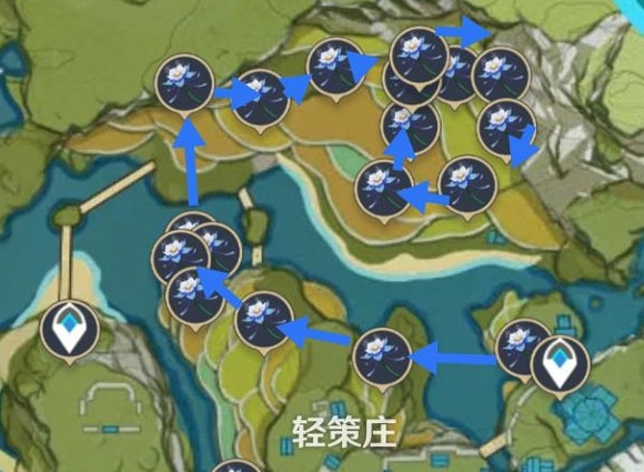 原神琉璃百合采集点分布图位置一览2022