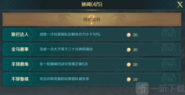 文明与征服秘闻成就怎么完成 秘闻成就完成攻略分享