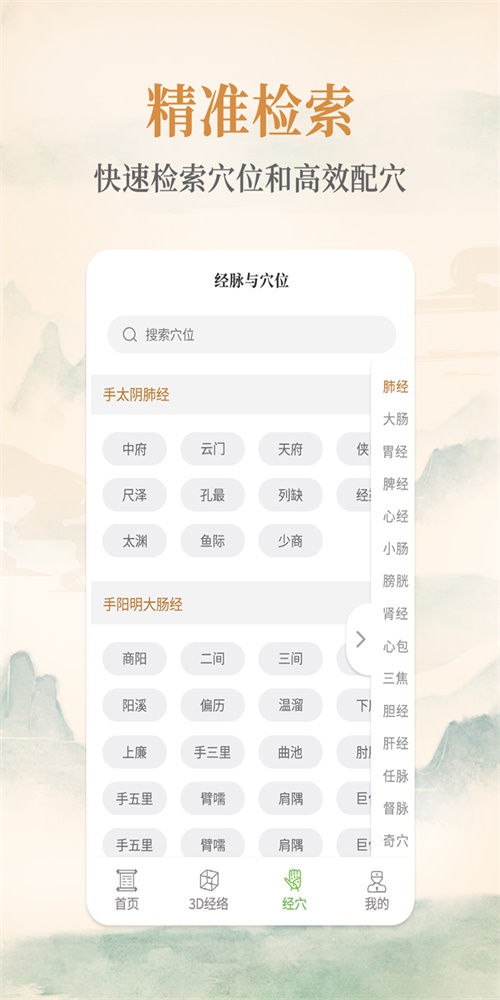 经络穴位