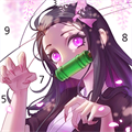 快樂數字填色藝術