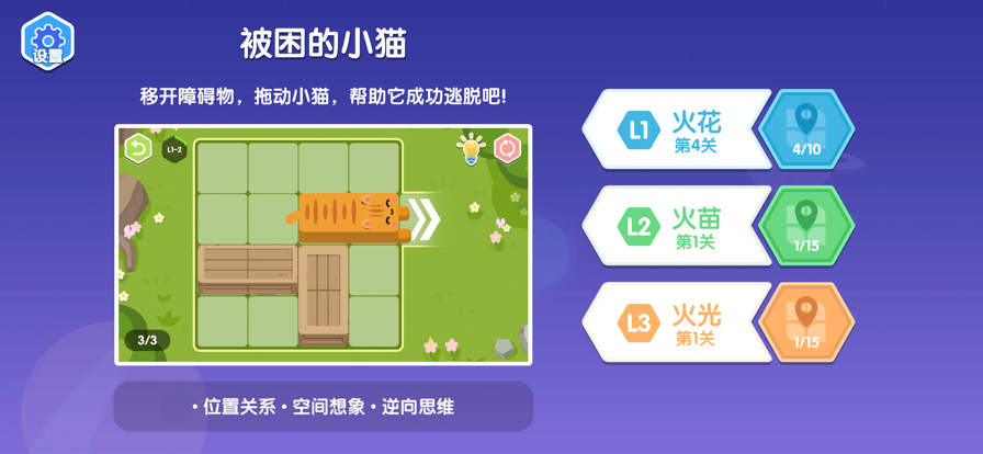 被困的小貓
