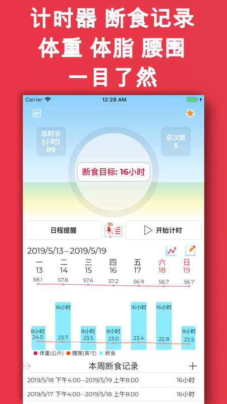 断食计时器