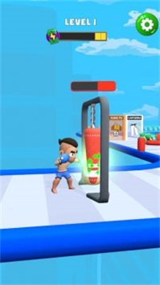 跑步拳击手