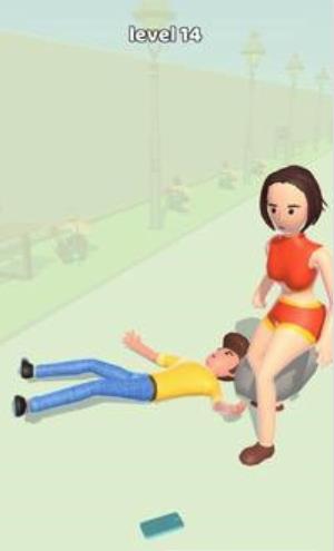 对他恶作剧