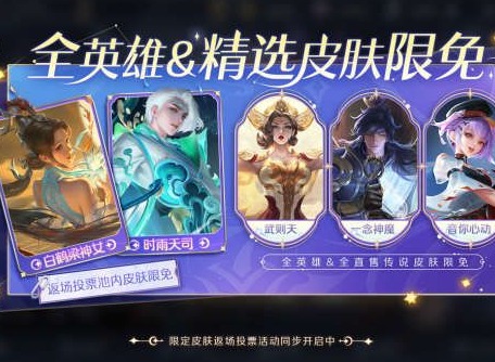 王者荣耀七周年限免皮肤有哪些 七周年限免皮肤详情一览