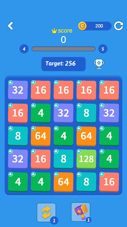 2048方块轻敲
