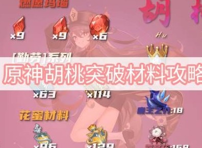 原神胡桃突破材料有哪些 胡桃突破材料详情及获取方法一览