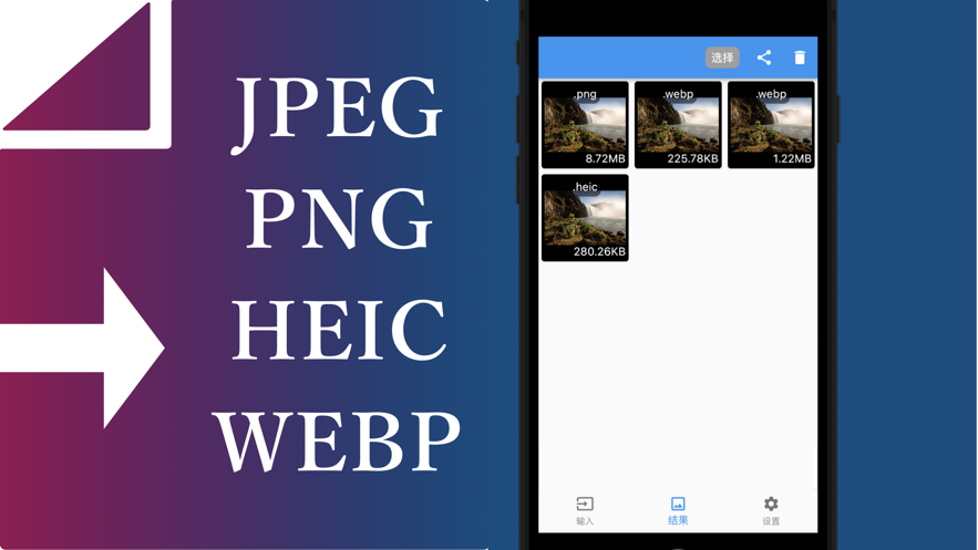 图像转换和压缩