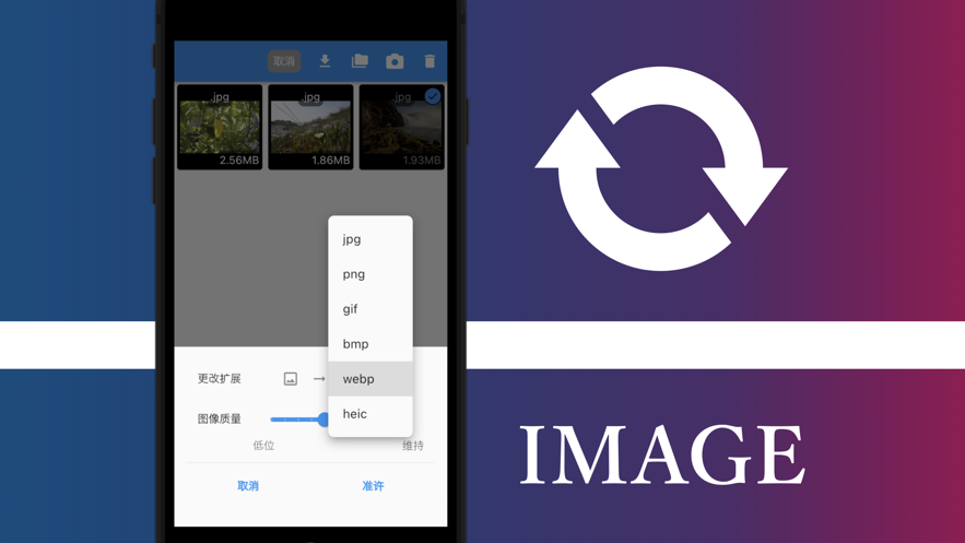 图像转换和压缩