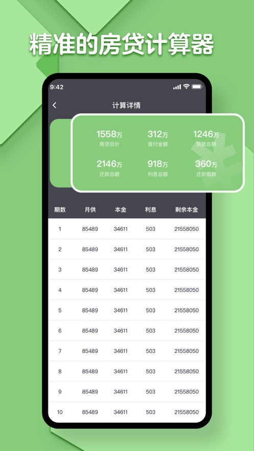 房贷计算器2022图片