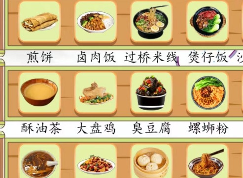 汉字找茬王找出美食所属地区怎么玩 找出美食所属地区通关答案分享